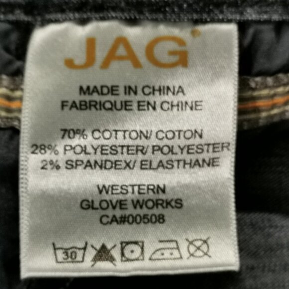 36x30 14W Flare Denim Trousers EUC #165 - Picture 7 of 9